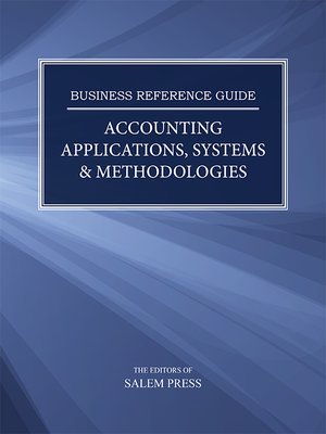 cover image of Business Reference Guide: Accounting Applications, Systems & Methodologies